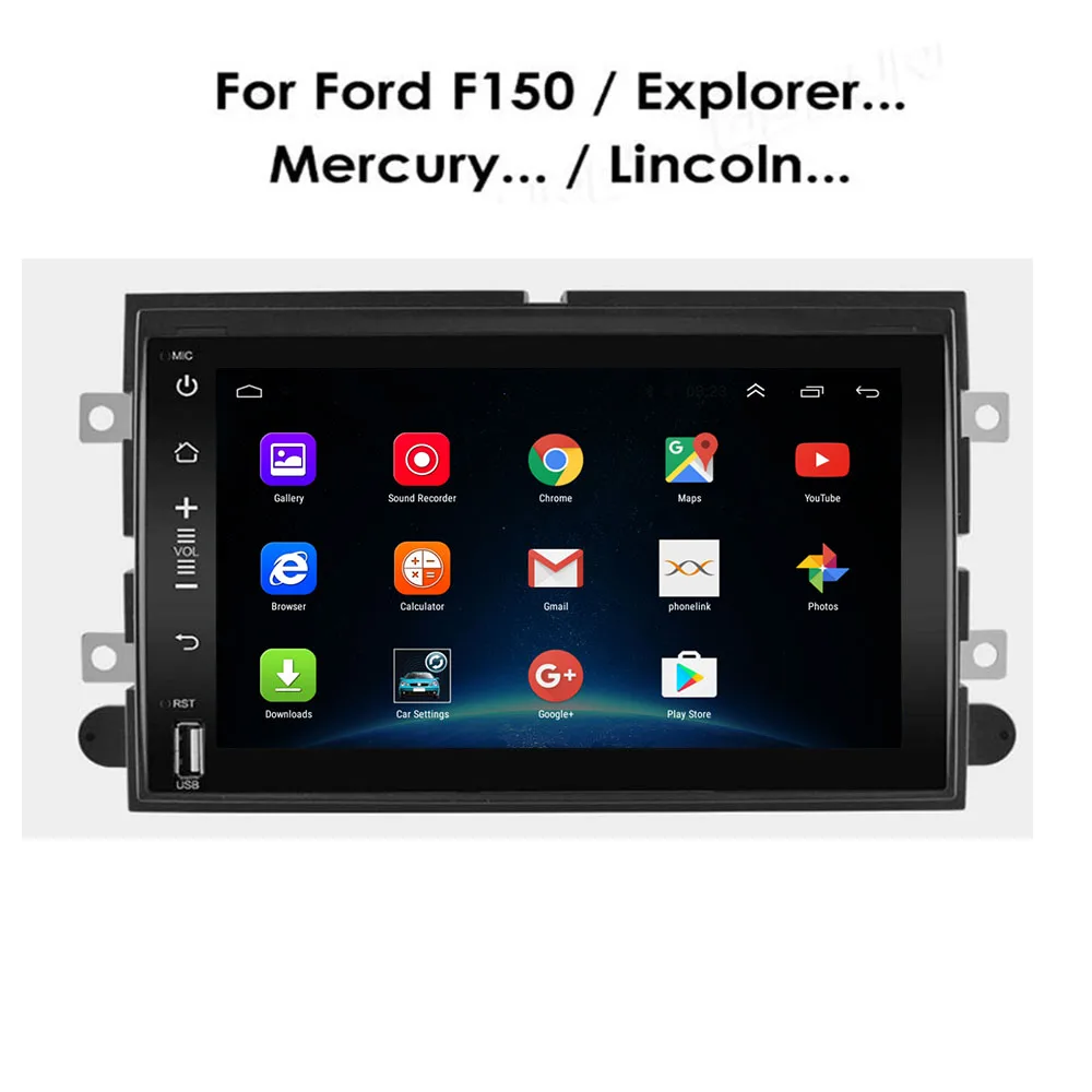 Android 12 Autó, Videó Lejátszó, Rádió, GPS Navigációs a Ford F150 F250 F350 Fusion Mustang Explorer Szélén Fókusz Auto Hifi CarPlay2