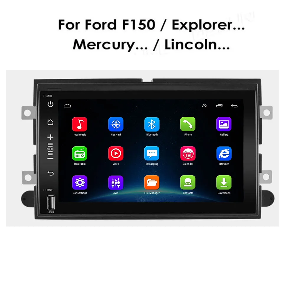 Android 12 Autó, Videó Lejátszó, Rádió, GPS Navigációs a Ford F150 F250 F350 Fusion Mustang Explorer Szélén Fókusz Auto Hifi CarPlay4
