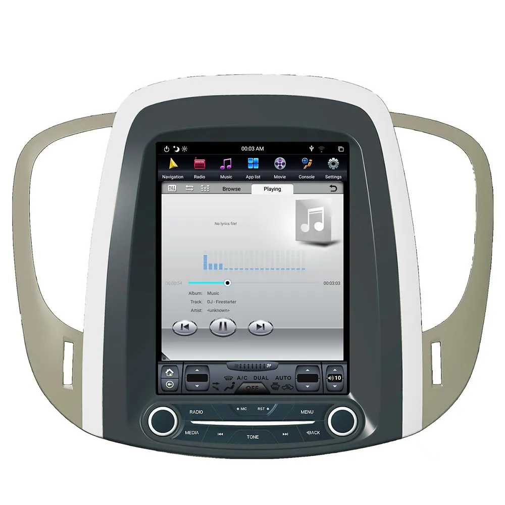 Android 9.0 Tesla Stílus autórádió Függőleges Képernyőn A Buick Lacrosse 2009-2012 GPS Navigációs Készülék Multimédia Nincs CD Lejátszó3