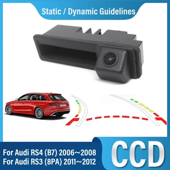 Auto Csomagtartóban Kezelni tolatókamera Fordított HD Kamera CCD-éjjellátó Audi RS4 (B7) 2006 2007 2008 RS3 (8PA) 2011~2012