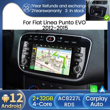 Autó Android Fiat Linea Punto EVO 2012 2013 2014 2015 Grande Linea 2007-12 Auto Rádió Sztereó GPS Navigációs Multimédia Lejátszó