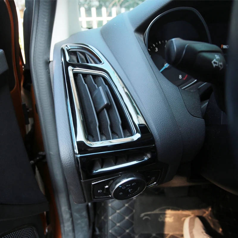 Autó Belső Front Szellőző Védelmi Berendezés klímaberendezés Dekorációs Matrica Ford Focus 3 4 MK3 MK4 2012-20175