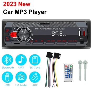 Autó Rádió 1 Din Rádió Bluetooth Autós FM MP3 Lejátszó Audio Sztereó AUX Bemenet, USB Automatikus Autó HIFI MP3-Lejátszó Rádió Távirányító