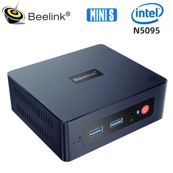 Beelink Mini S Win11 Intel 11 Gen N5095 Mini PC DDR4 8GB 128GB SSD Asztali Számítógépes Játékokhoz VS U59 GK Mini GK3V J4125