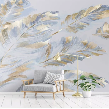 Beibehang Skandináv minimalista freskó tolla háttérkép kanapé háttér fal ruhával nappali fény luxus tapéta tekercs hálószoba