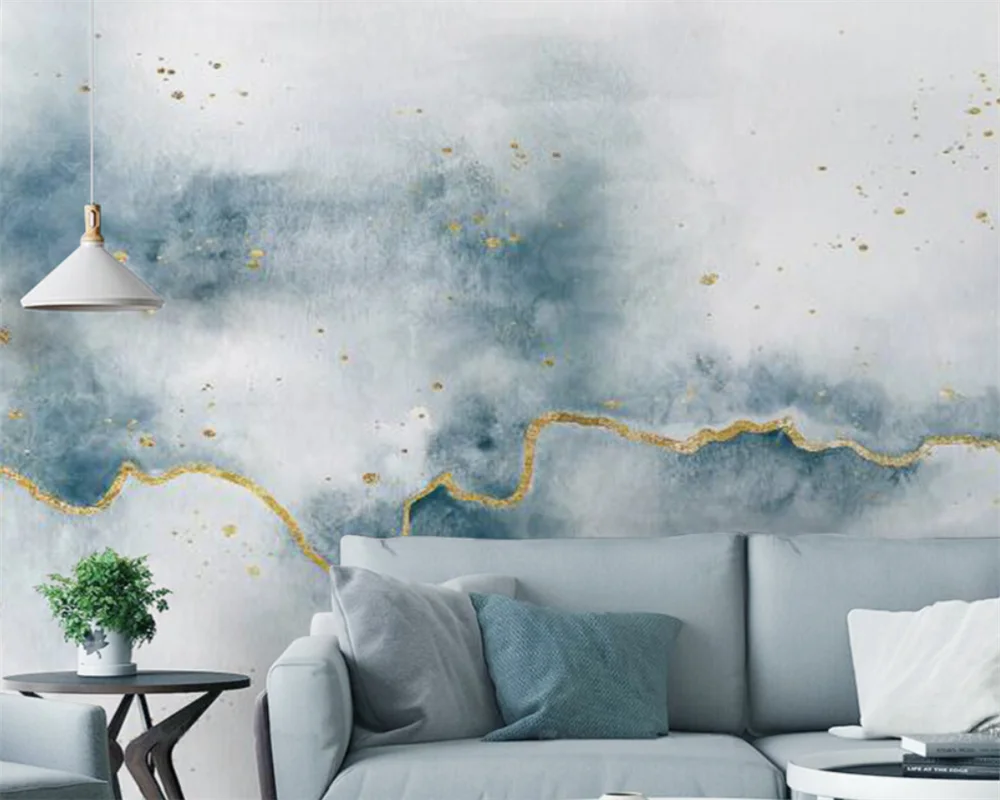 beibehang Szabott meg az új, modern stílusú nappali, hálószoba absztrakt táj háttérképet fal papírokat lakberendezés1