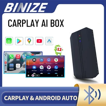 Binize Carplay Ai Doboz Android 12 Vezeték nélküli CarPlay Android Auto YouTube Netflix 4G LTE Audi Mazda Toyota VW Volvo Kia