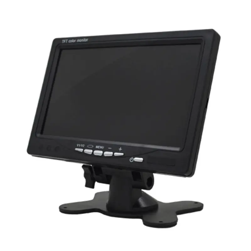 Biztonsági Kamera Monitor Készlet 7 hüvelykes LCD HD Hátrameneti tolatókamera Monitor T P9JC2