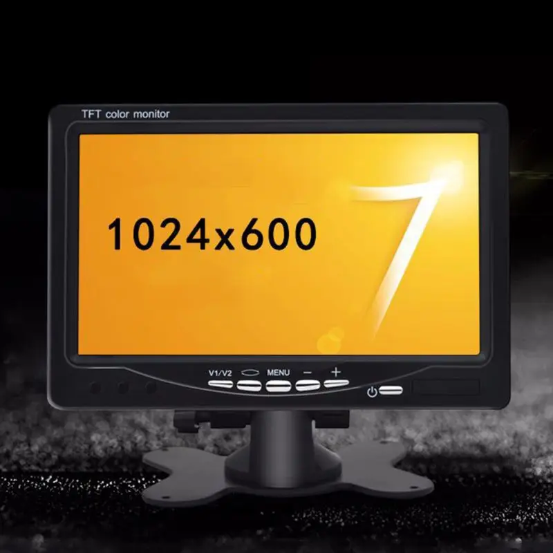 Biztonsági Kamera Monitor Készlet 7 hüvelykes LCD HD Hátrameneti tolatókamera Monitor T P9JC5