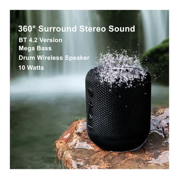 Bluetooth Hangszóró,Kültéri Vezeték nélküli Hangszóró 10W Sztereó Hang, TWS, Hordozható Hangszóró Haza,Fél,Ajándékok