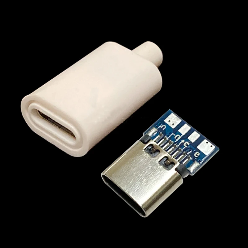 C-TÍPUSÚ Női fejpánt ház USB 3.1 motherband bázis DIY kulcs vezeték elválasztja a PCB-testület négy forrasztási kötések3