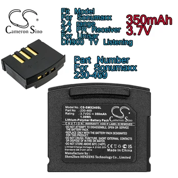 Cameron Kínai Li-Polimer Akkumulátor Sonoma Unisar Sorozat 2.4 tartomány 2.4 PR Vevő Unisar DH900 TV Hallgatás Száma 230-469