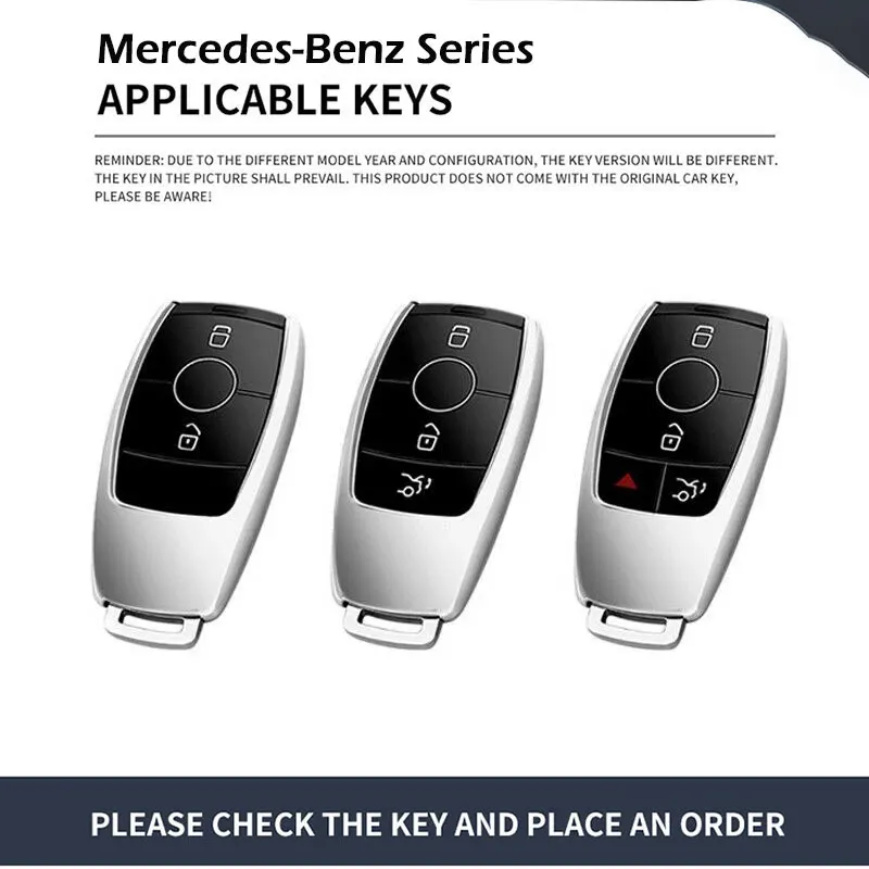 Cink Ötvözet Autó Kulcs Esetében Mercedes Benz CLA200 CLA260 CLA220 Távirányító Védő Mercedes Benz CLA Autó Billentyű Fedél5