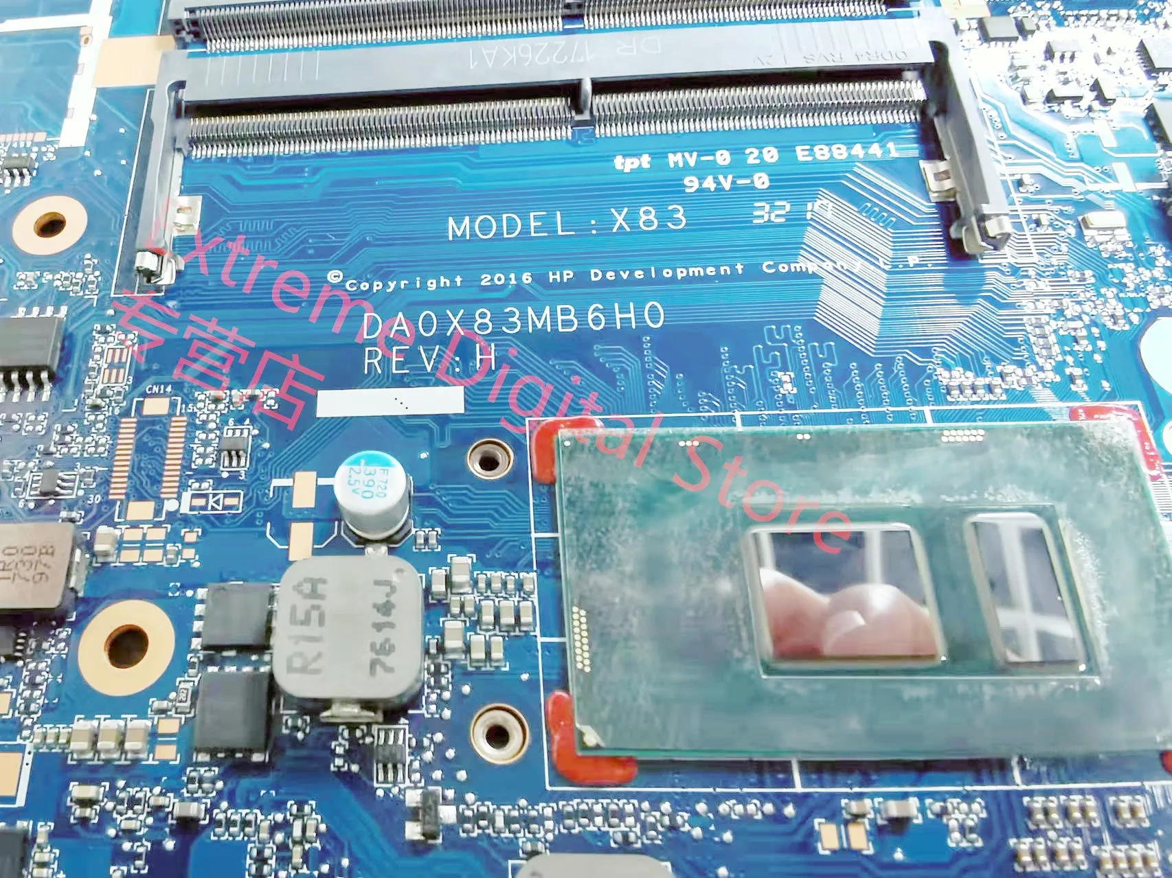 DA0X83MB6H0 Alkalmas HP 450 G4 Laptop Alaplap I5-7200U CPU-GPU: N16S-GMR-S-A2 930MX Szállítmány4