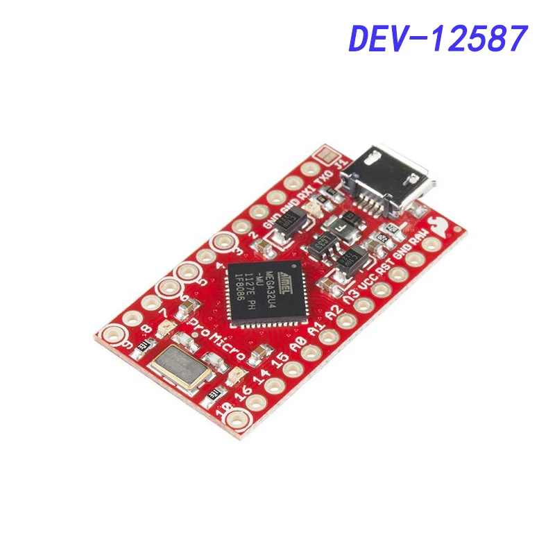 DEV-12587 Fejlesztési Tanács, valamint Toolkit - AVR Pro Micro -3.3 V/8MHz0