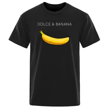 Dolce & Banán Nyomtatás Mens T-shirt Sleeve Lélegző Maximum Modális Kényelmes TShirt Férfi Rövid Ujjú XS-4XL Pólók Ingek