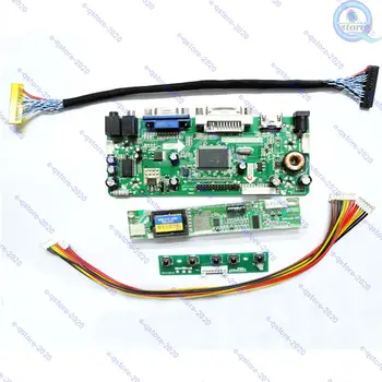 e-qstore:Kapcsolja N156B3-L0B 1366X768 Panel Monitor Lcd Lvds Vezető Vezérlő Inverter Átalakítani Testület Diy Készlet, HDMI-kompatibilis VGA