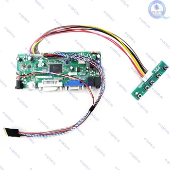 e-qstore:Újrafelhasználása LP156WD1-TLB2 1600X900 Panel Kijelző-Lvds LCD Vezérlő Vezető Testület Diy Monitor Kit, HDMI-kompatibilis VGA