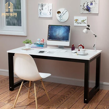 Egyszerű, Fából Készült Asztal Írás, Tanulmány, Kis Helyen Állni Tároló Modern Otthoni Irodai Számítógép Asztal