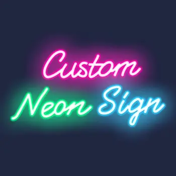 Egyéni neonok Fal Dekoráció Esküvői Party Neon Neve, Jele, Személyre szabott,Szabályozható LED Neon Sign Testreszabható Neon Fény