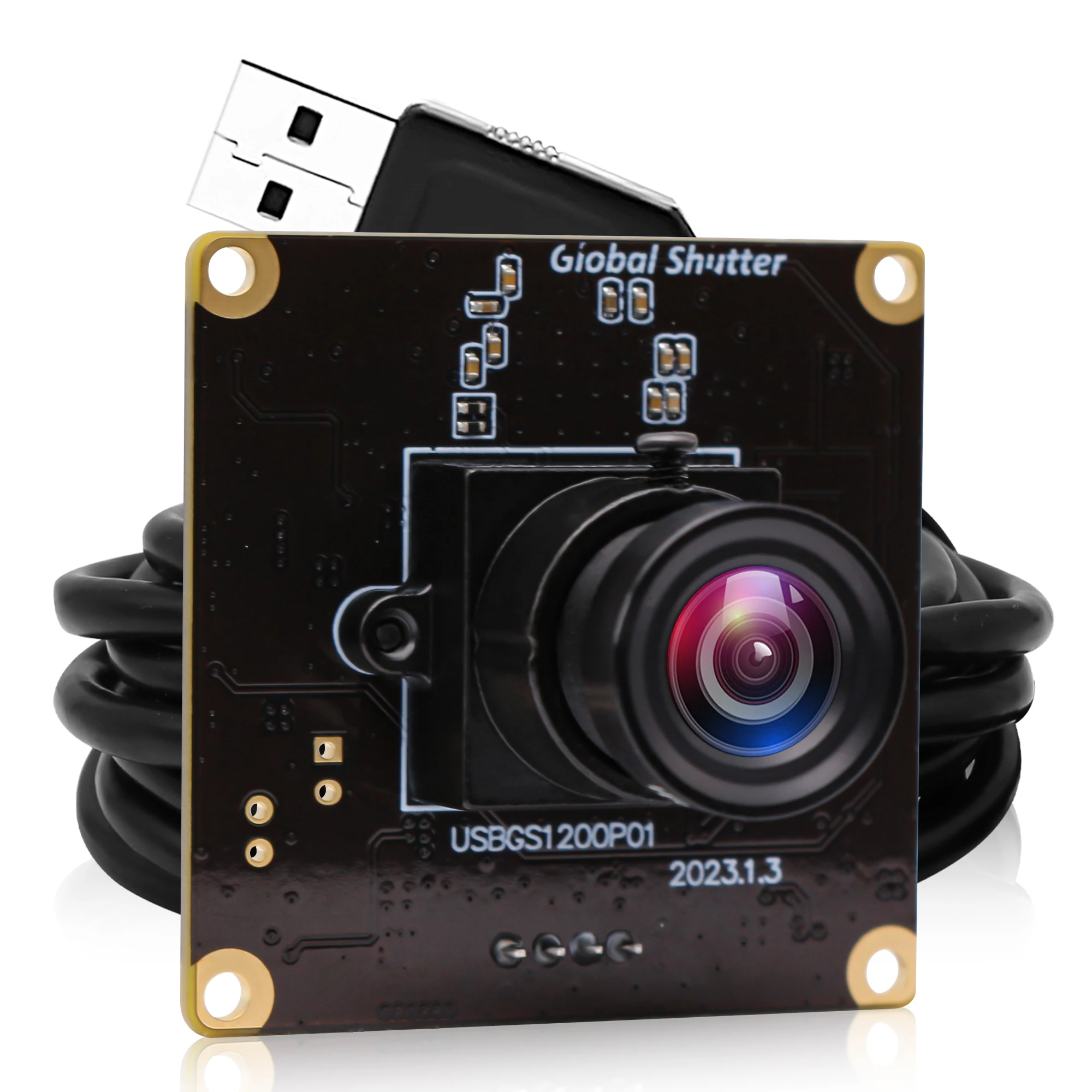 ELP 2MP 90fps Global Shutter USB Kamera AR0234 Érzékelő Nagy Sebességű Webkamera Modul Nagy Sebességű Motion Capture -0