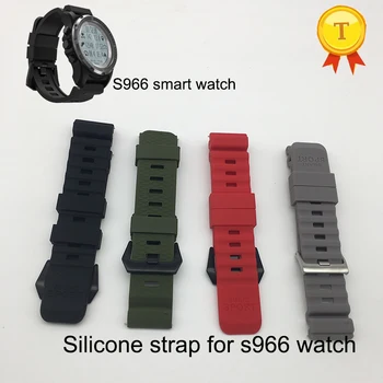 eredeti s966 Intelligens Karóra smartwatch phonewatch óra saat csuklópántot óraszíj fekete piros szürke zöld öv óraszíj