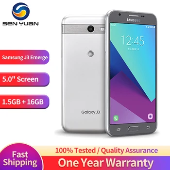 Eredeti Samsung Galaxy J3 Jelennek J327T 4G Mobil Telefon 5.0