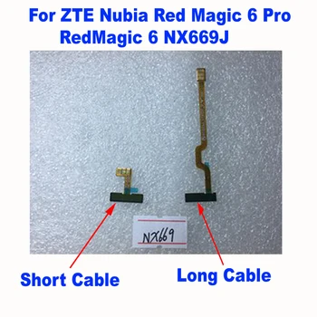 Eredeti ZTE Nubia Red Magic 6 Pro RedMagic 6 NX669J virtuális igazi játék gombok Érzékelő gombos Mikrofon Flex Kábel