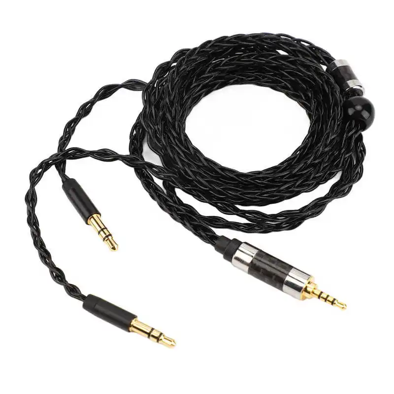 Fejhallgató Kábel 8 Mag 2.5 mm Kiegyensúlyozott Dugó-Dual 3,5 mm-es Csatlakozó, Ezüst Bevonatú Fülhallgató Kábel Csere Sony MDR Z7 Z1R0