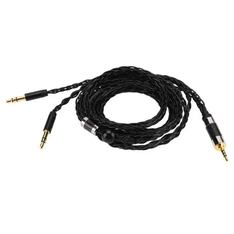 Fejhallgató Kábel 8 Mag 2.5 mm Kiegyensúlyozott Dugó-Dual 3,5 mm-es Csatlakozó, Ezüst Bevonatú Fülhallgató Kábel Csere Sony MDR Z7 Z1R2