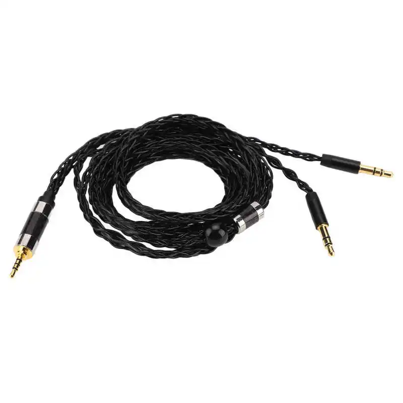 Fejhallgató Kábel 8 Mag 2.5 mm Kiegyensúlyozott Dugó-Dual 3,5 mm-es Csatlakozó, Ezüst Bevonatú Fülhallgató Kábel Csere Sony MDR Z7 Z1R5