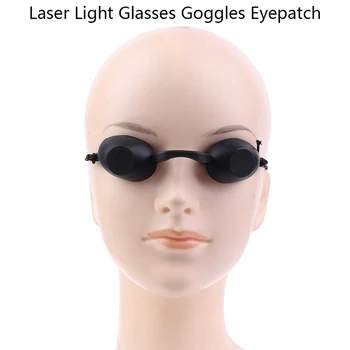 Fekete, Állítható Teljes Árnyékoló Biztonsági Eyepatch Szemüveg Tetoválás IPL Szépség Klinika Beteg Lézer Fény Biztonsági elleni Védőszemüveget