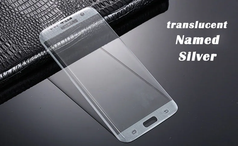 Forró 3D Ívelt Felület Teljes Borító Lefedettség robbanásbiztos Edzett Üveg Fólia Samsung Galaxy S7 él nélkül csomag 100-as2