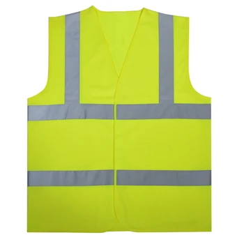 Férfi Uniszex nagykereskedelmi EN471 fényvisszaverő biztonsági mellény, hi vis sárga biztonsági mellény gilet ingyenes szállítás