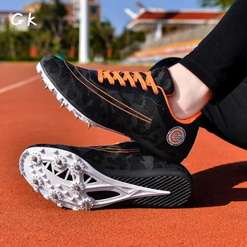 Férfiak, Nők Nyomon Tüske Távolság Futó Sprint Cipő atlétika Lélegző Szakmai Atlétikai Verseny Cipők