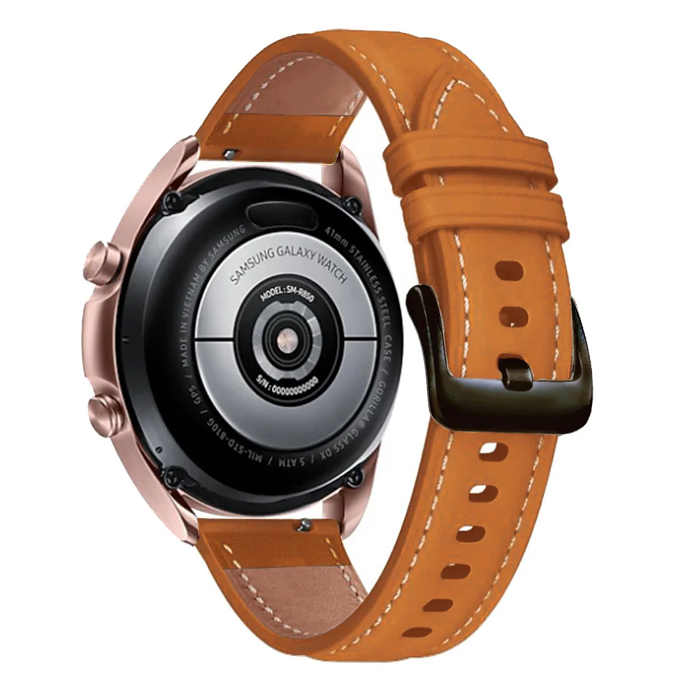 Galaxy 46mm Watchband Bőr Szíj Samsung S3 Sebességváltó 22mm Sport Karkötő Csere Samsung Galaxy Óra 3 45mm SM-R8002