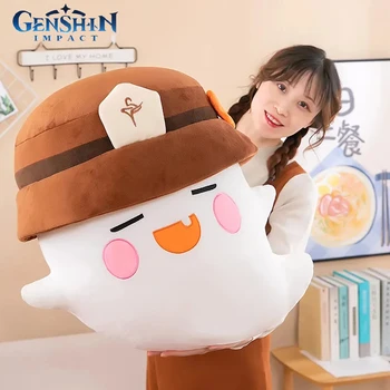 Genshin Hatása Hutao Szellem Plüss Játékok Játék Anime Kawaii Iszap Párnát Töltött Kitömött Állatokra Gerjed Baba Játék Születésnapi Karácsonyi Ajándék Gyerekeknek