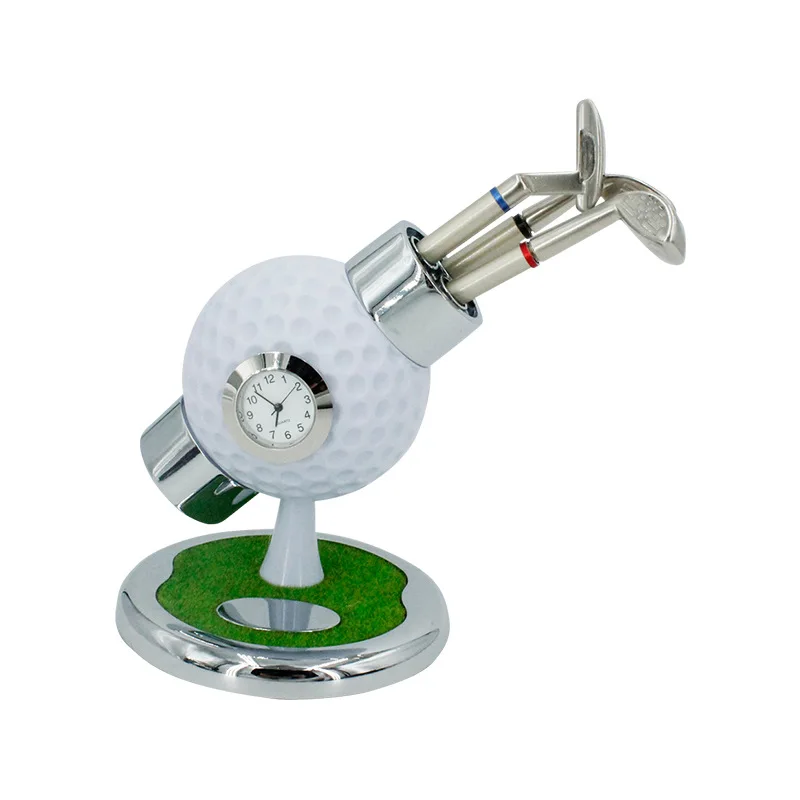 Golf Ajándék Óra Tolltartó Szimuláció Alakja Gömb Alakú Tolltartó Ajándék Golf Labda Golf-Tartozékok4