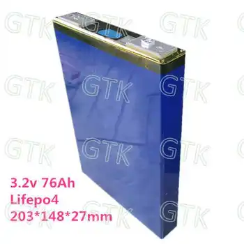 GTK Lifepo4 3.2 v 76Ah újratölthető akkumulátor 12v 24v 36v 48v DIY akkumulátor, elektromos kerékpár, autó, robogó, inverter, stb.