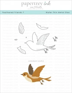 Gyönyörű Szárnyas Barátaink Madarak 7 fémforgácsolási Meghalni Technológia Kártya Készítése Sablon Kézi DIY Új3