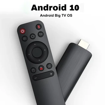 H313 Android TV-Nagy HDR Set-Top-OS 4K BT5.0 WiFi 6 2.4/5.8 G Android 10 Okos Botok Android TV Box Stick Hordozható médialejátszó