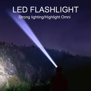 Hasznos Biztonsági Lámpa Nagy Fényerejű Lélegző LED Lámpa Szabályozható Éjszakai Horgászat, Kemping LED Fényszóró -