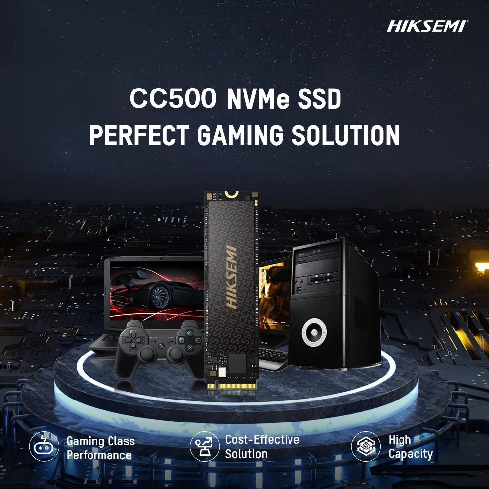HIKSEMI CC500 SSD M2 NVME 2 tb-os ssd Meghajtó NVME PCIE 2280 Belső Merevlemez HDD Laptop, Asztali1