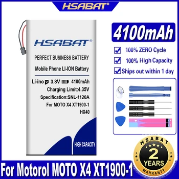 HSABAT HX40 4100mAh Akkumulátor Motorol MOTO X4 XT1900-1 XT1900-2 XT1900-3 XT1900-4 XT1900-5 XT1900-6 -7 Akkumulátorok