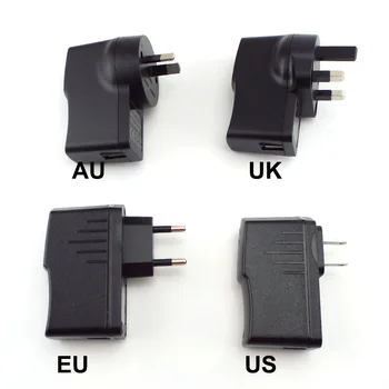 HÁLÓZATI-USB Port DC Tápegység 5V 1A 1000ma 2A 3A Adapter Töltő típus A Töltés LED Szalag Világítás MINKET EU-csatlakozó