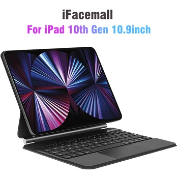 iFacemall Háttérvilágítás Mágikus Keyboard for iPad 10-én gen Keyboard folio