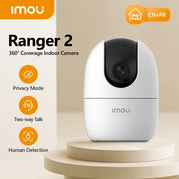 IMOU Ranger 2 2MP IP Kamera 360 Kamera Emberi Érzékelés éjjellátó Baba Otthoni Biztonsági Felügyelet Vezeték nélküli Wifi Kamera