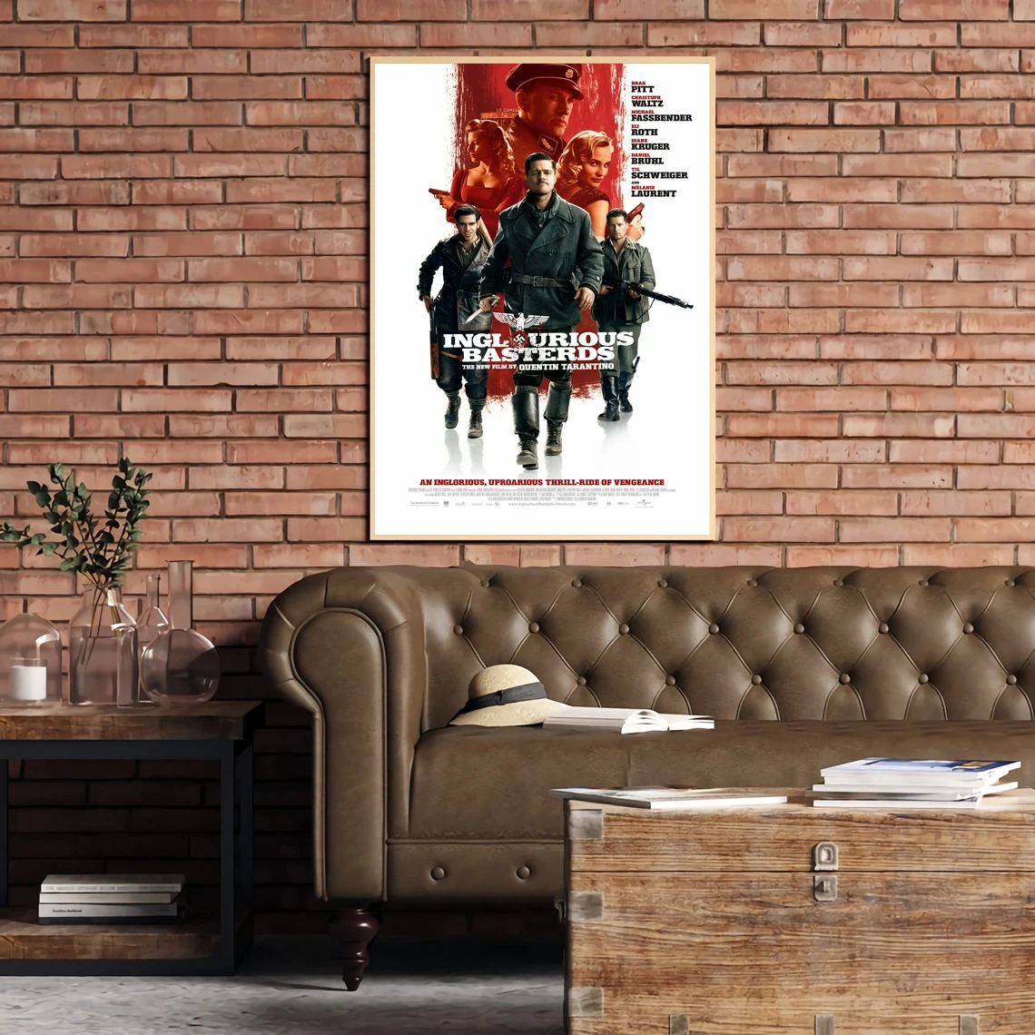 Inglourious Brigantyk Film Poszter HD Nyomtatható Vászon Art Print Otthon Dekor falfestés ( Nincs Keret )3