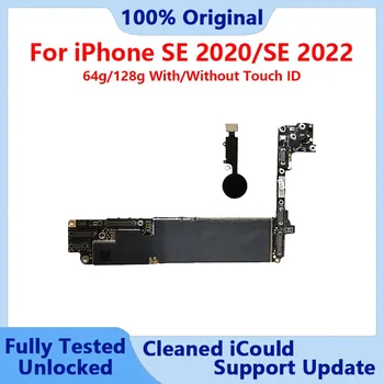 IPhone SE 2022 Teljesen Bevizsgált Eredeti Alaplap Tisztítani az iCloud Kinyit A iPhone SE 2020 Alaplapja Touch ID