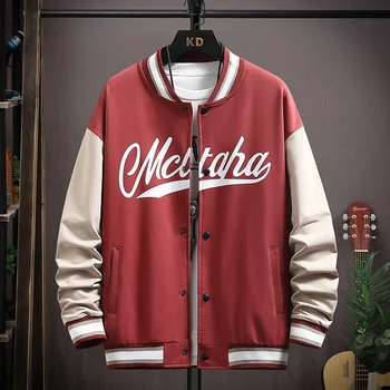 Kabátok Levelet Tavaszi Hímzés Őszi Baseball Nők Streetwear Hip-hop Harajuku Egyetemi divat Kabátok, Férfi Bomber Dzseki Ifjúsági